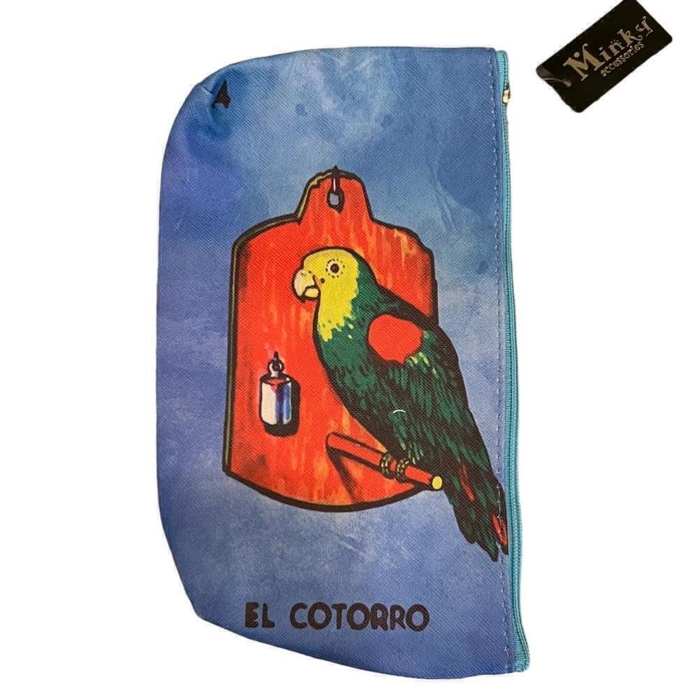 Mexican El Cotorro Zipper Pouch